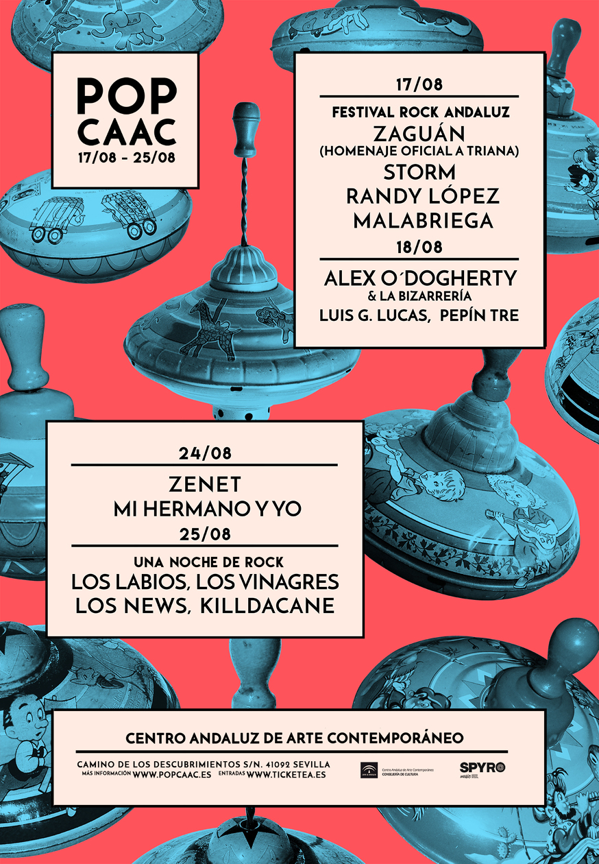 Cartel Agosto 2 - POP CAAC 2017