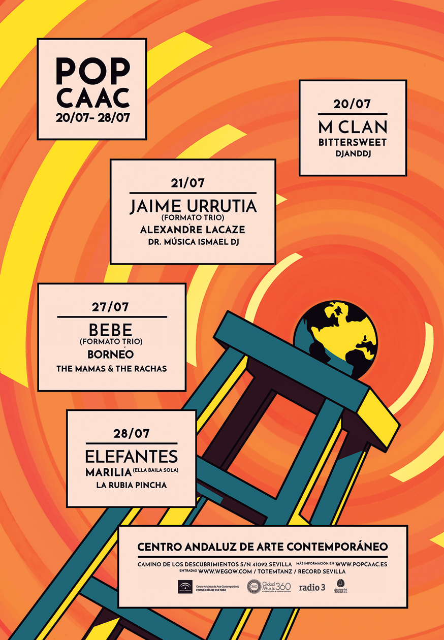 Cartel Junio/Julio - POP CAAC 2017