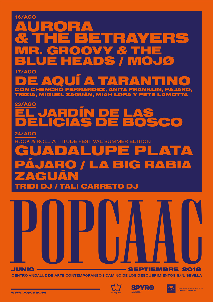 Cartel 16 - 24 Agosto - POP CAAC 2018