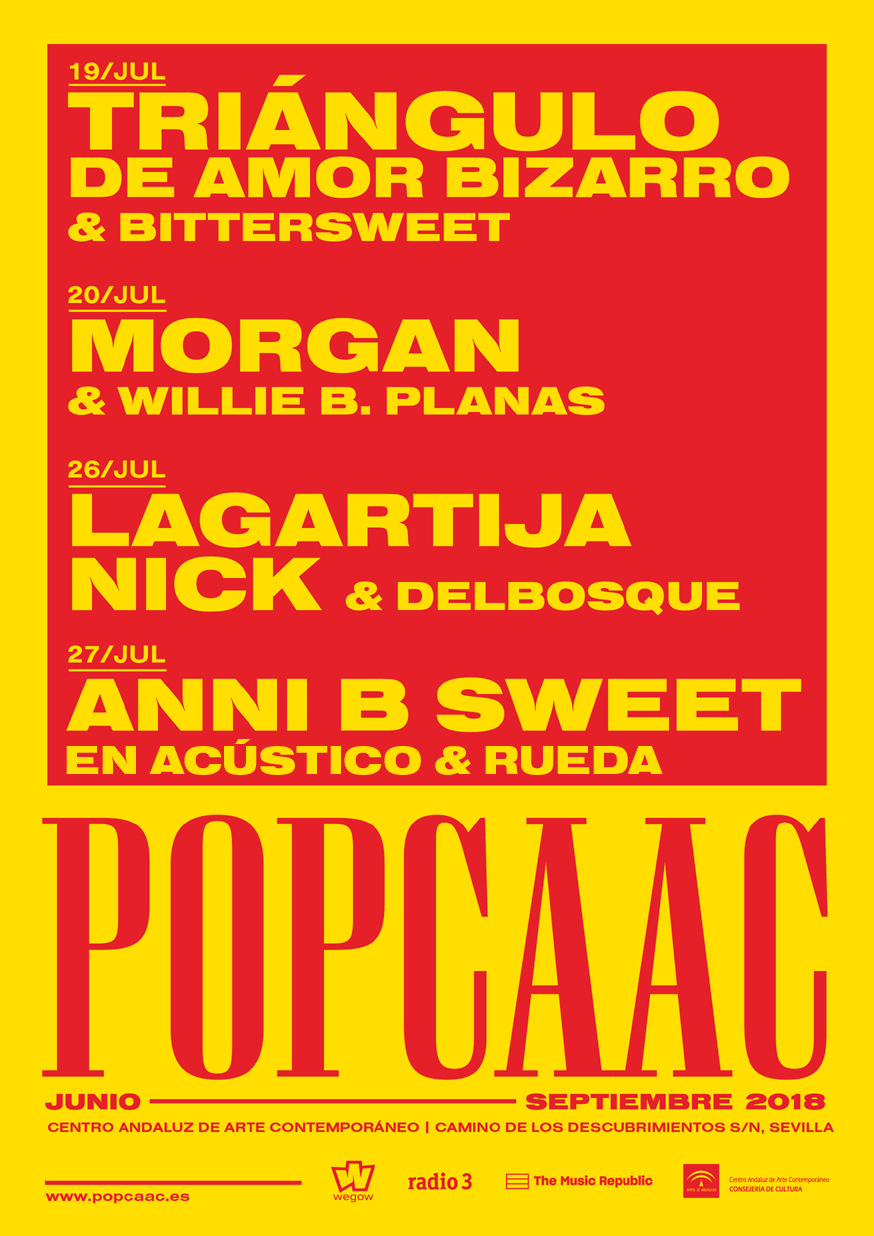 Cartel Junio/Julio - POP CAAC 2018