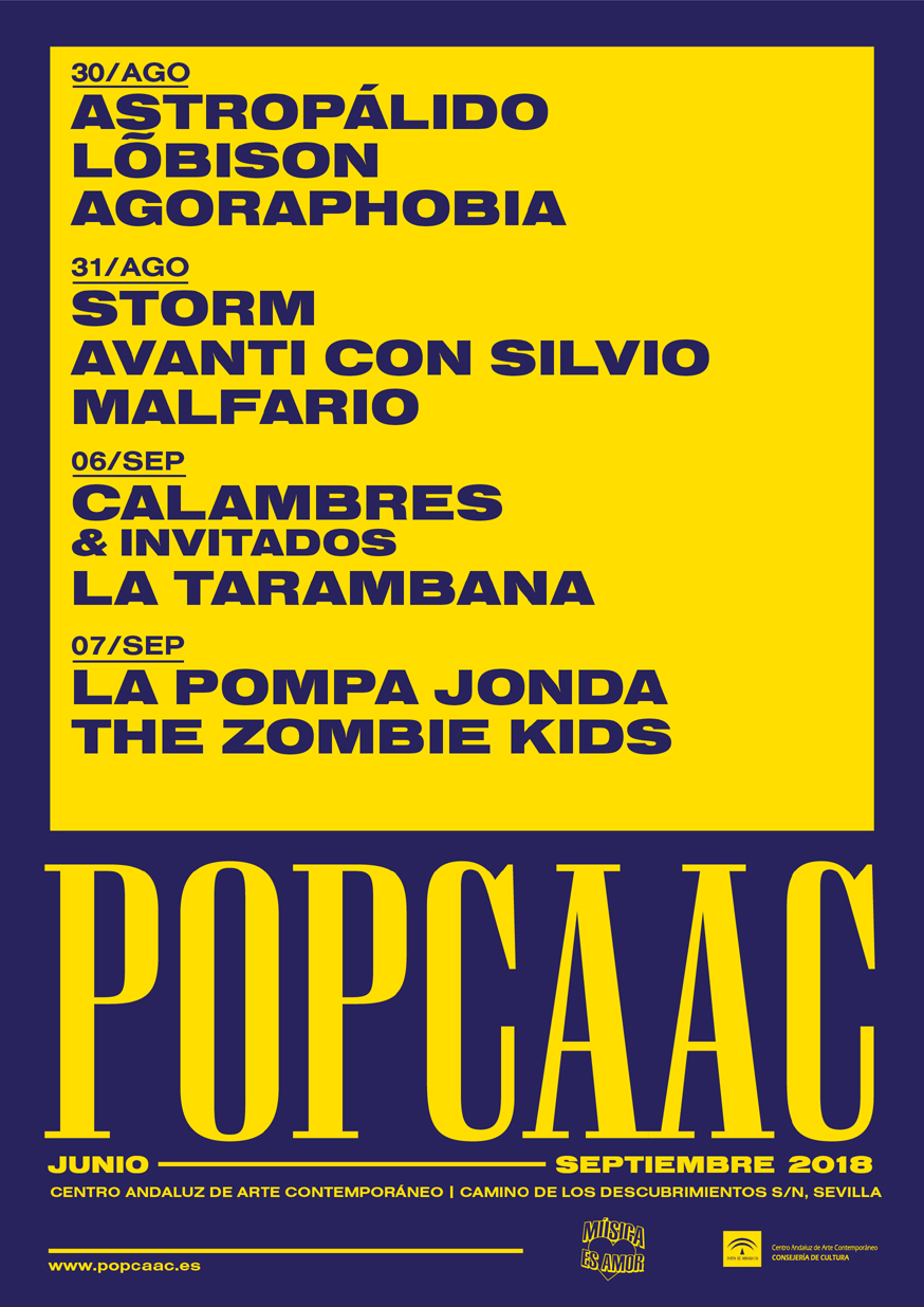 Cartel Septiembre - POP CAAC 20018