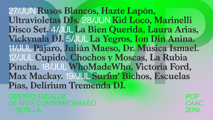 Cartel - POP CAAC 27/06 - 19/07 2019