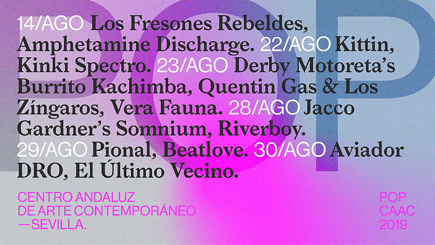 Cartel - POP CAAC 14/08 - 30/08 2019