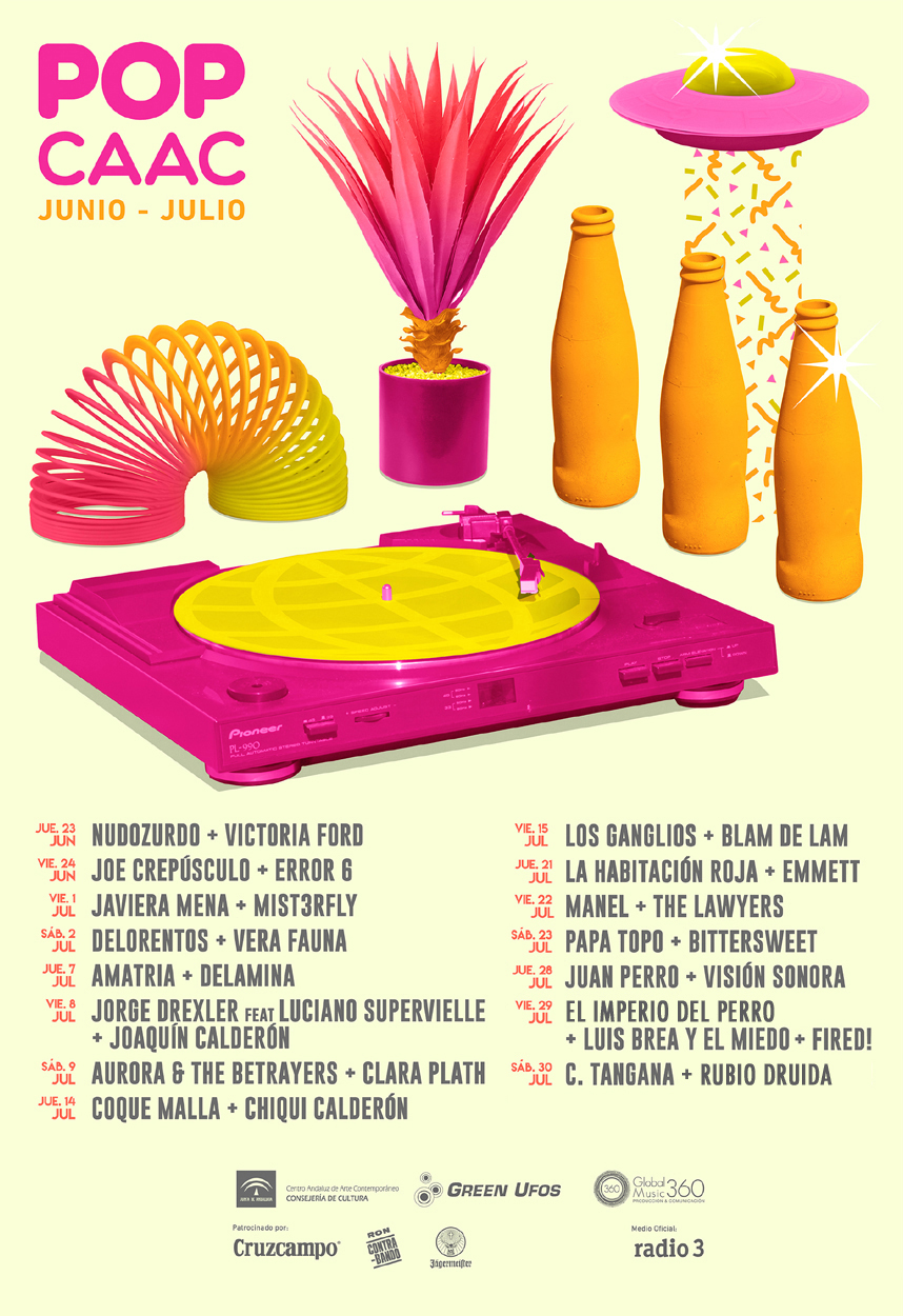 Cartel Junio/Julio - POP CAAC 2016