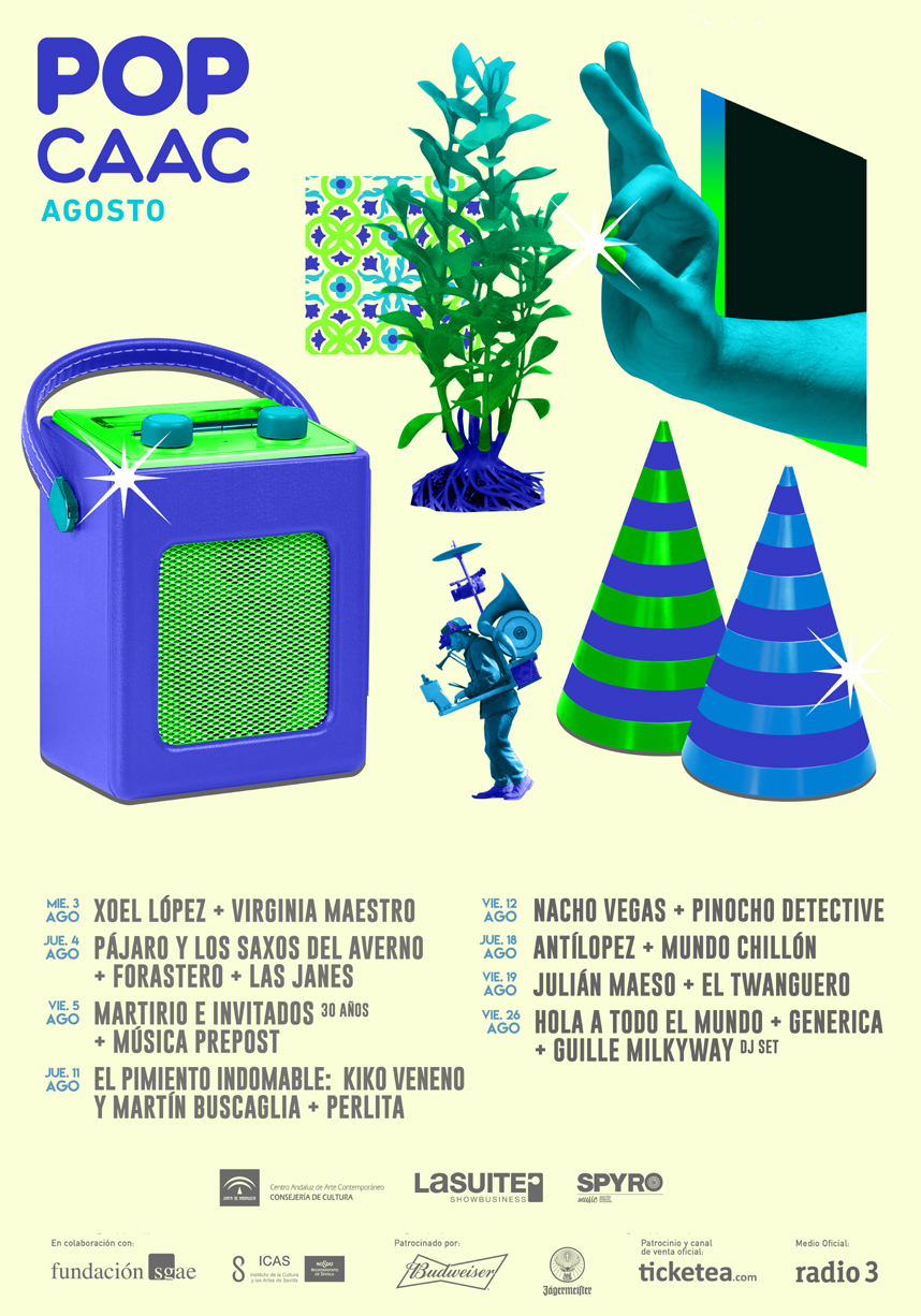 Cartel Agosto - POP CAAC 2016