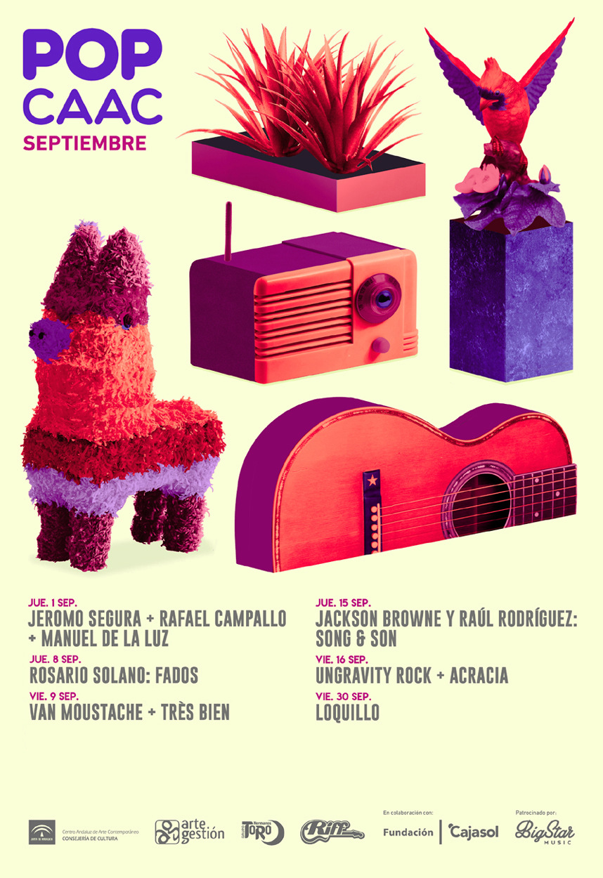 Cartel Junio/Julio - POP CAAC 2016